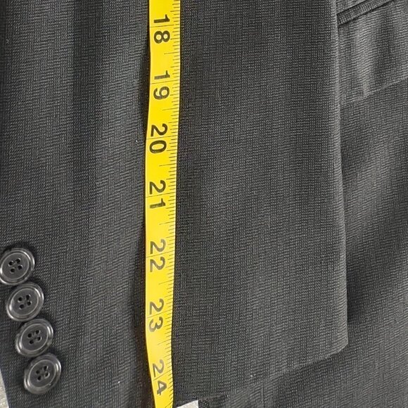 Stacy Adams Black Jacket Size 48R - Picture 9 of 12